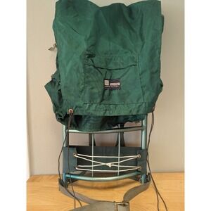 Kassnar Backpack Vintage 70's External  Frame Green Backpacking RARE Japan Made